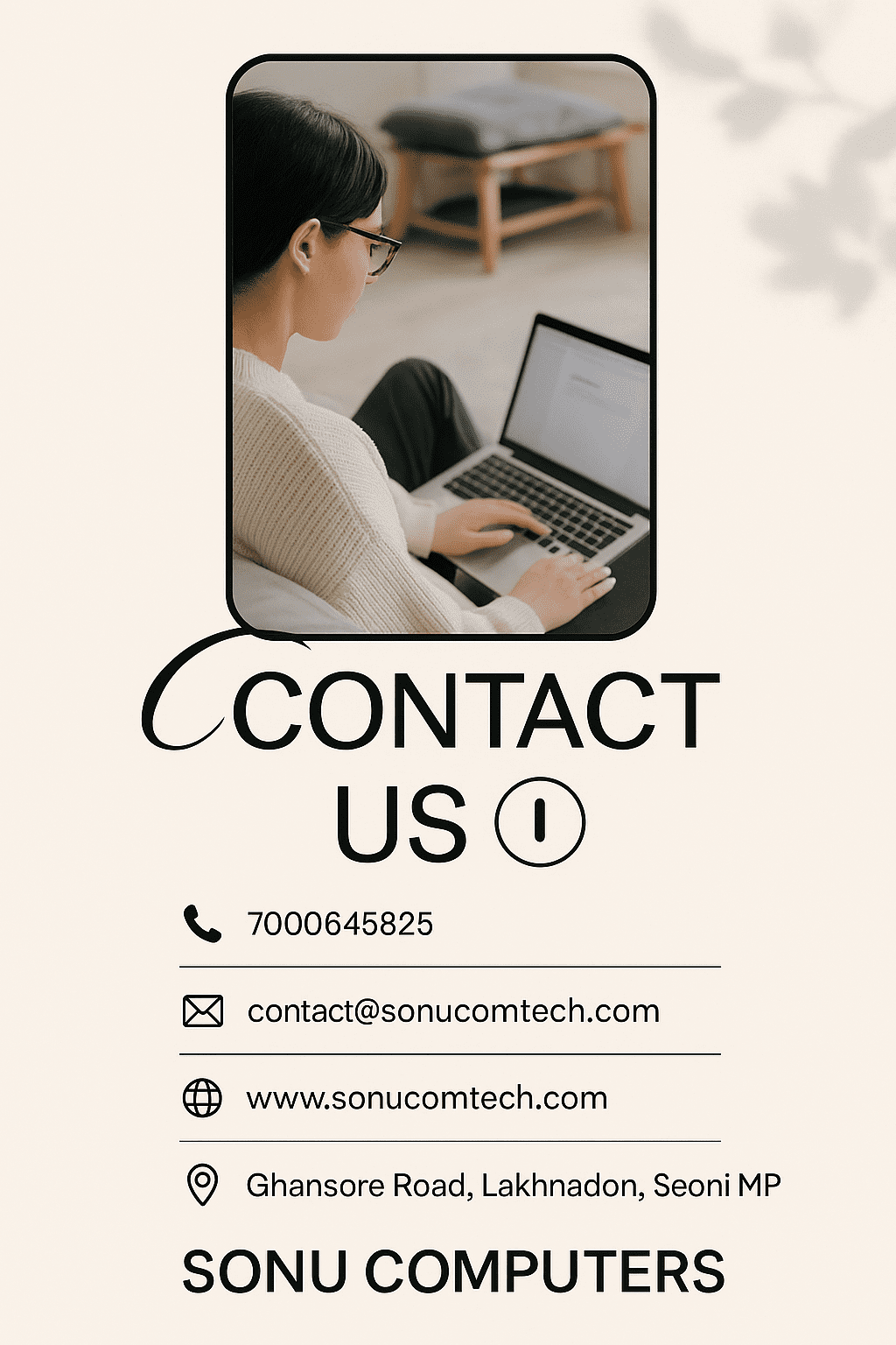 contact us sonu computers