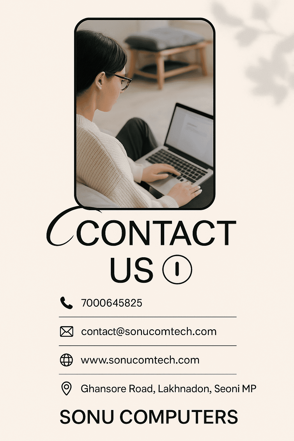 contact us sonu computers
